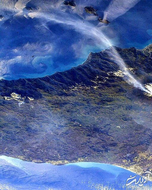 قدرت طبیعت از فاصله ۴۰۰ کیلومتری!